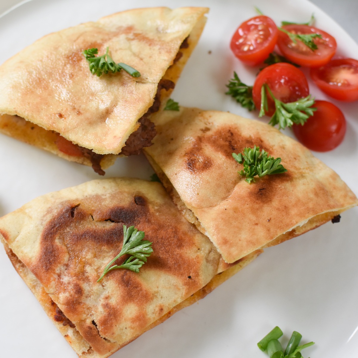 LEBANESE MEAT STUFFED PITAS (ARAYES)